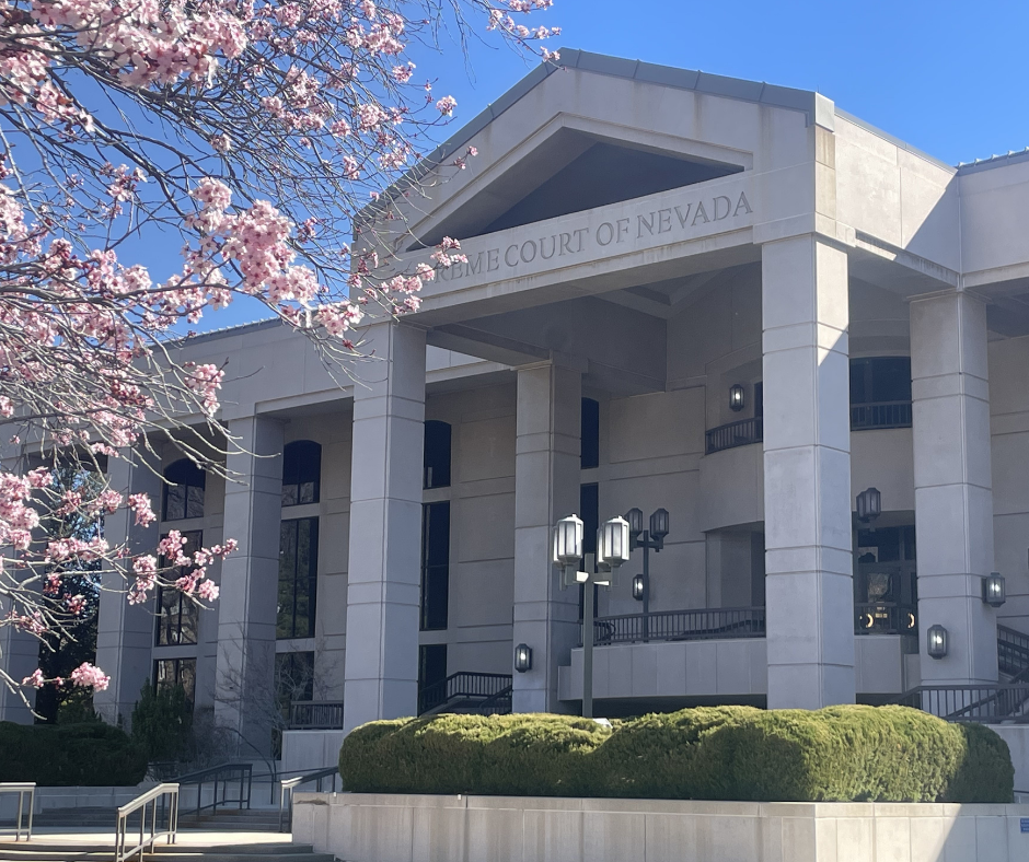 Carson City courthouse view from the front of the building